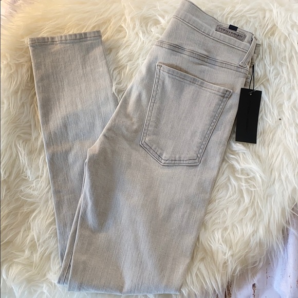 Citizens of Humanity Skinny Crop Jeans Gray Size 27 - Picture 2 of 5